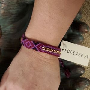 Forever 21 Woven Friendship Bracelet NEW